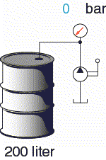 compressing fluid